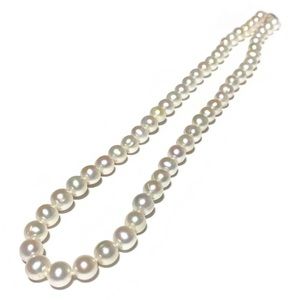 Stunning Natural White 7-8mm Cultured Edison Pearl Necklace - new